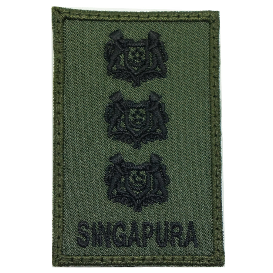 MINI SAF RANK PATCH - COL (OD GREEN)