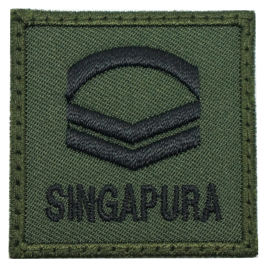 MINI SAF RANK PATCH - CPL (OD GREEN)