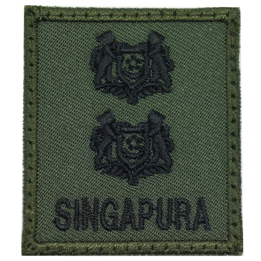 MINI SAF RANK PATCH - LTC (OD GREEN)
