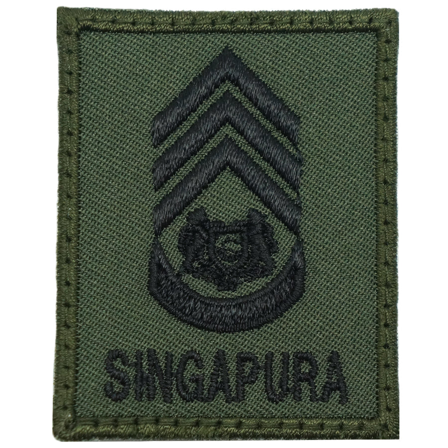 MINI SAF RANK PATCH - MWO (OD GREEN)