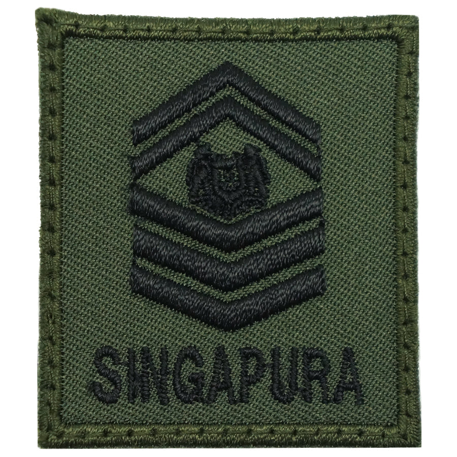 MINI SAF RANK PATCH - SSG (OD GREEN)
