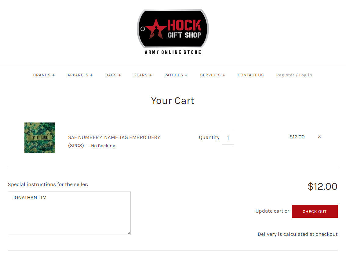 KOREAN LUGGAGE TAG CUSTOMIZATION - Hock Gift Shop | Army Online Store in Singapore