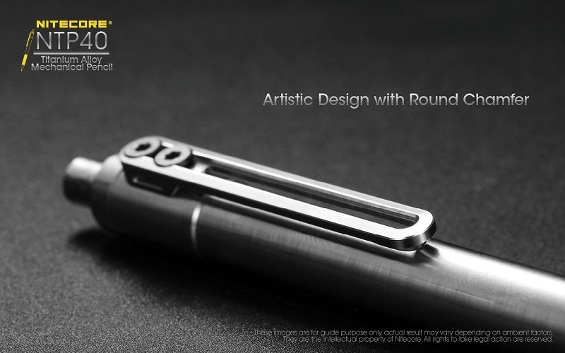 NITECORE NTP40 TITANIUM ALLOY MECHANICAL PENCIL