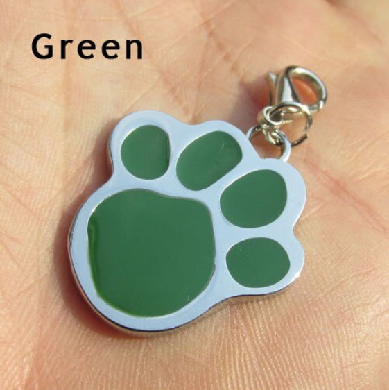 PAW SHAPED ZINC ALLOY PET TAG - 2019 VERSION