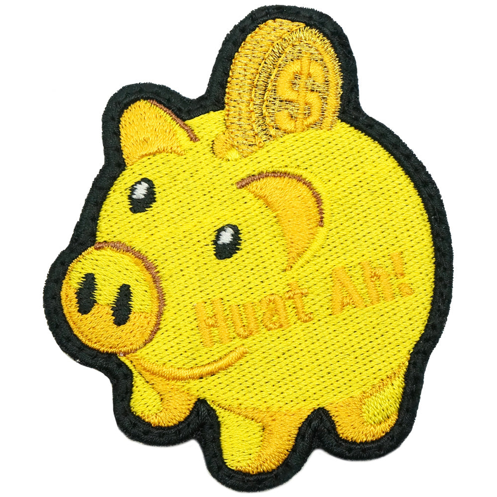 PIGGY BANK PATCH - HARVEST GOLD