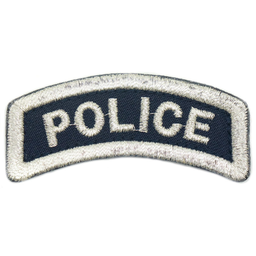 POLICE TAB - METALLIC SILVER