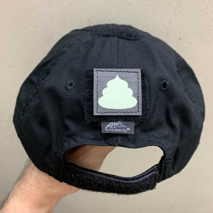 PLAYING CARD SYMBOL CLUBS GITD PATCH - GLOW IN THE DARK