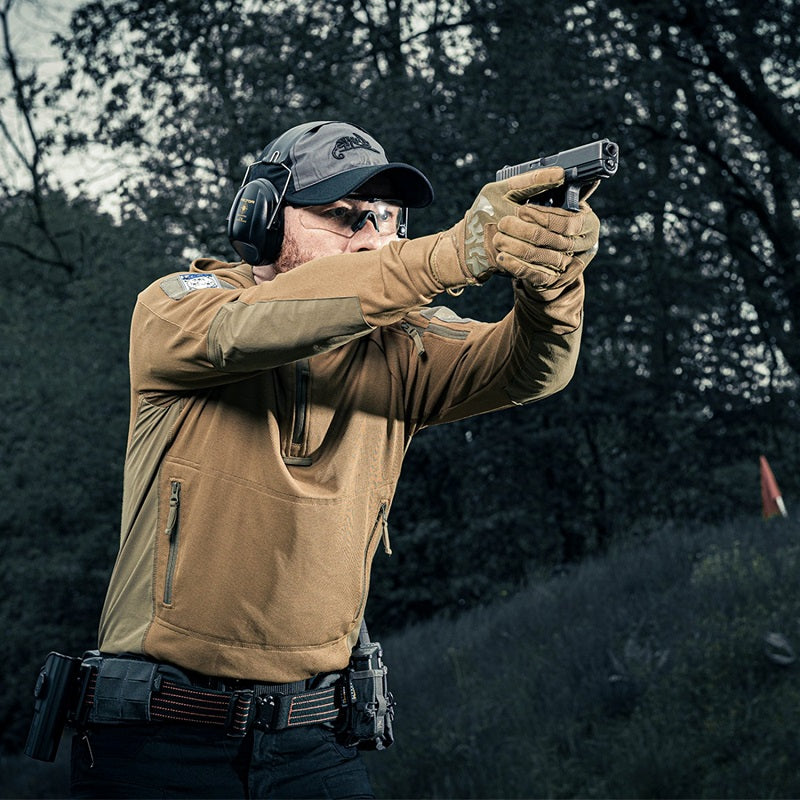 HELIKON-TEX RANGE HOODIE - TOPCOOL - COYOTE/ADAPTIVE GREEN