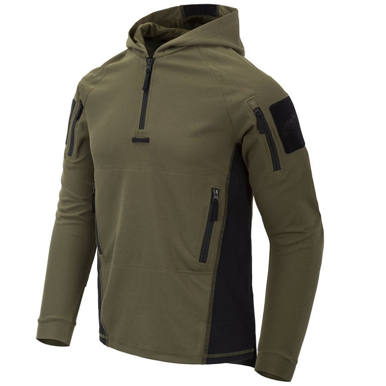 HELIKON-TEX RANGE HOODIE - TOPCOOL - OLIVE GREEN/BLACK