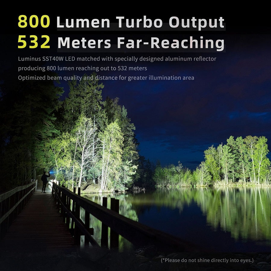 KLARUS RS10 MULTIPURPOSE USB-C RECHARGEBALE LED TORCH - 800 LUMENS