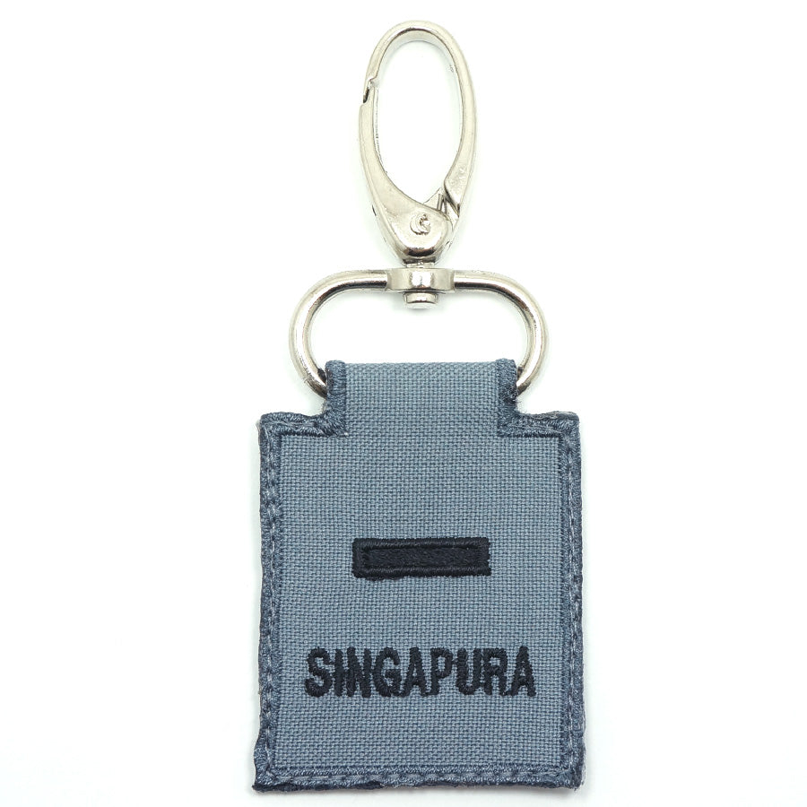 RSN / RSAF MINI RANK KEYCHAIN - 2LT (GRAY)