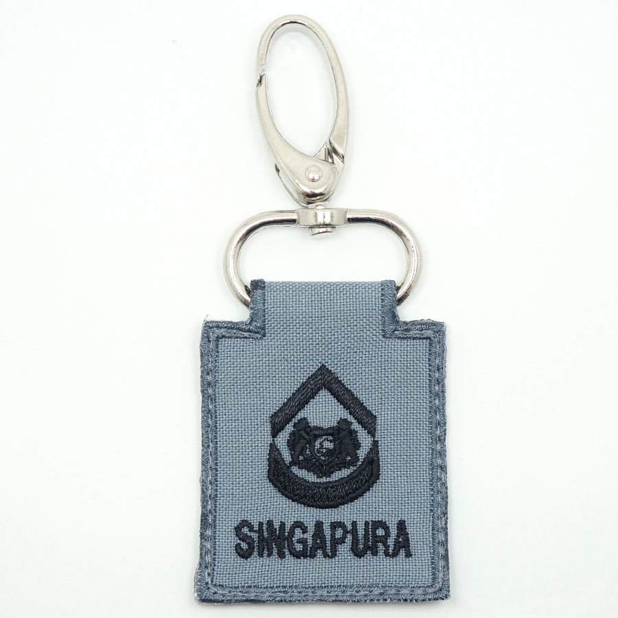 RSN / RSAF MINI RANK KEYCHAIN - 2WO (GRAY)