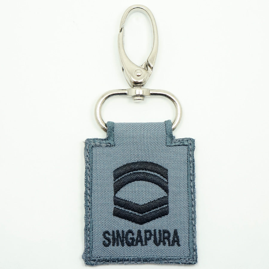 RSN / RSAF MINI RANK KEYCHAIN - CFC (GRAY)