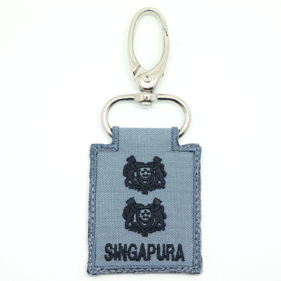 RSN / RSAF MINI RANK KEYCHAIN - LTC (GRAY)