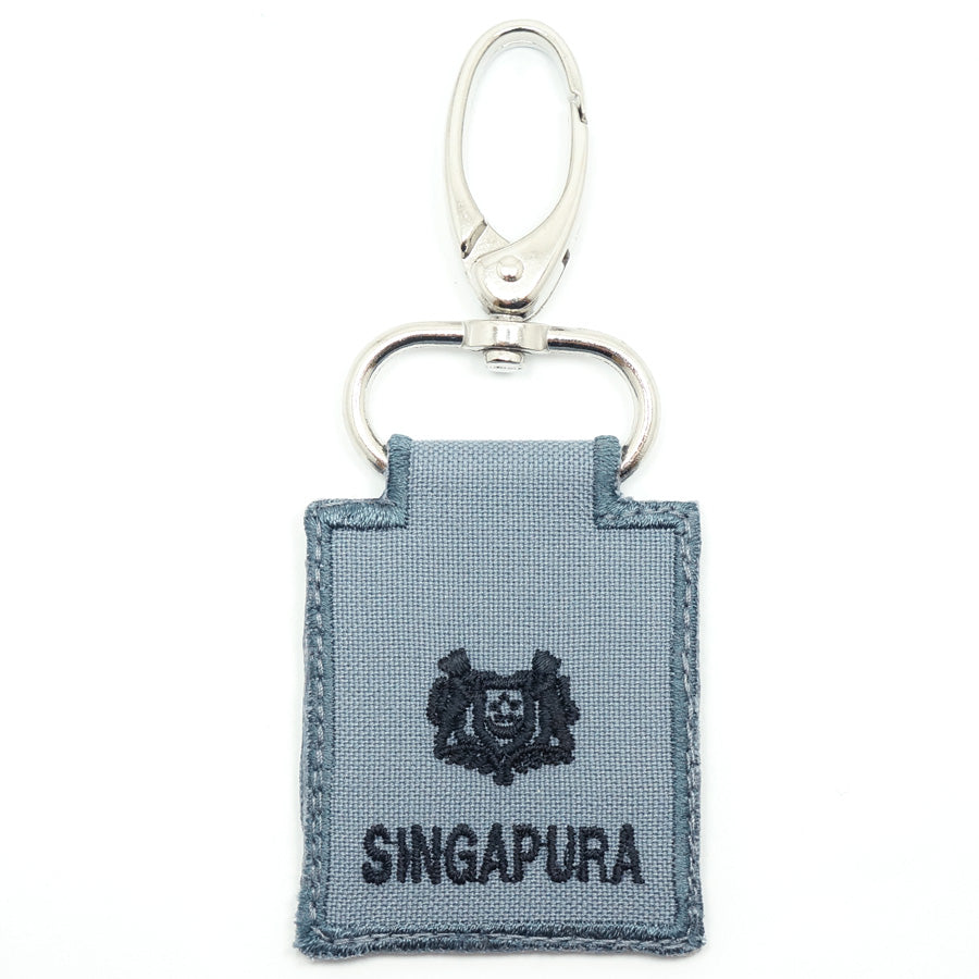 RSN / RSAF MINI RANK KEYCHAIN - MAJ (GRAY)