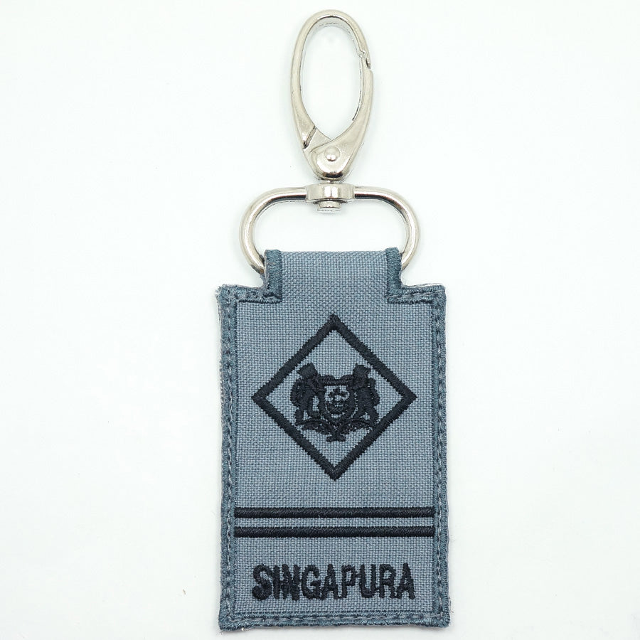 RSN / RSAF MINI RANK KEYCHAIN - ME2 (GRAY)
