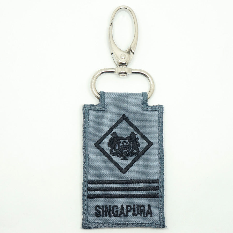 RSN / RSAF MINI RANK KEYCHAIN - ME3 (GRAY)