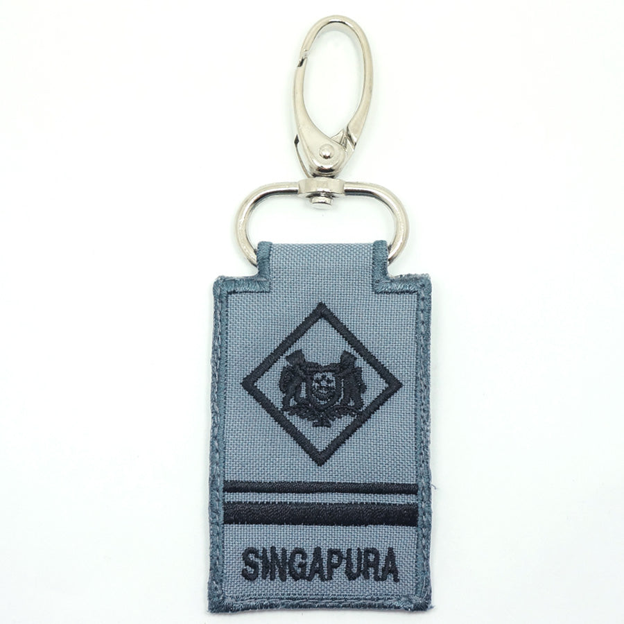 RSN / RSAF MINI RANK KEYCHAIN - ME4 (GRAY)