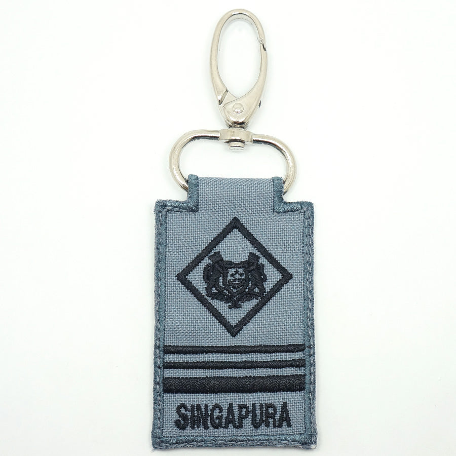 RSN / RSAF MINI RANK KEYCHAIN - ME5 (GRAY)