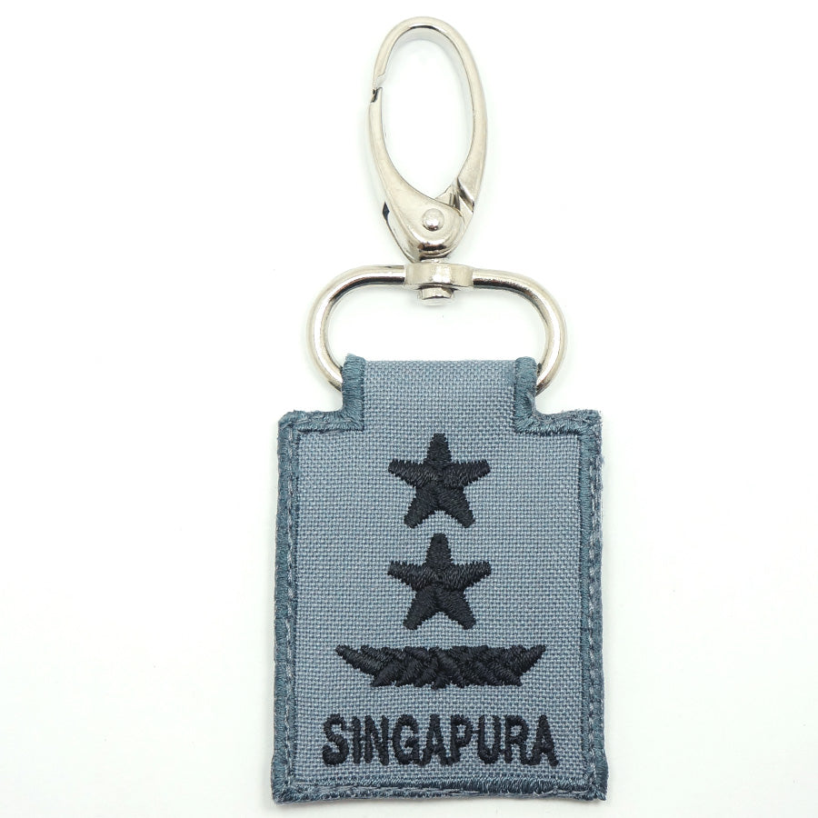 RSN / RSAF MINI RANK KEYCHAIN - MG (GRAY)
