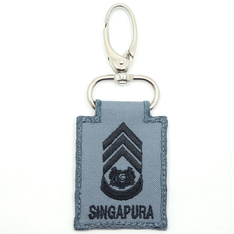 RSN / RSAF MINI RANK KEYCHAIN - MWO (GRAY)