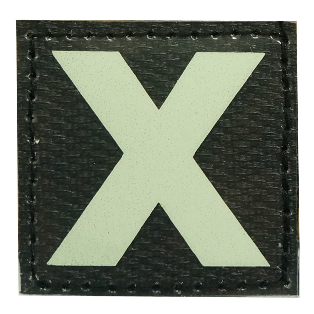 X PATCH - GLOW IN THE DARK