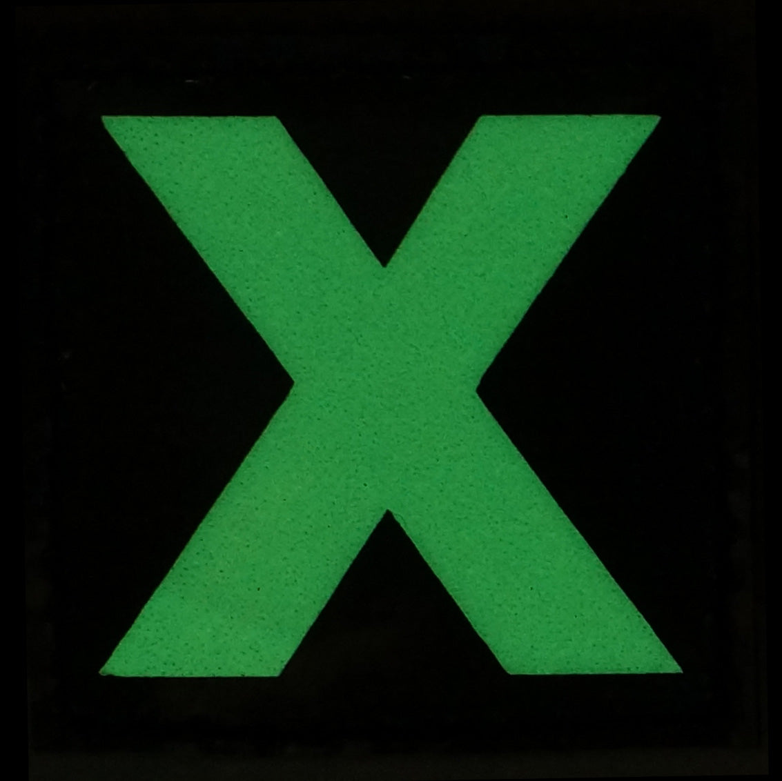 X PATCH - GLOW IN THE DARK