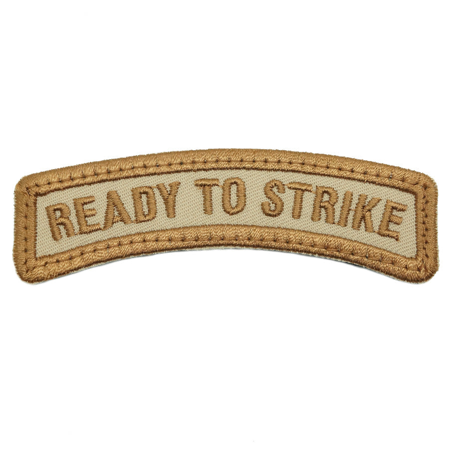READY TO STRIKE TAB - KHAKI BORDER