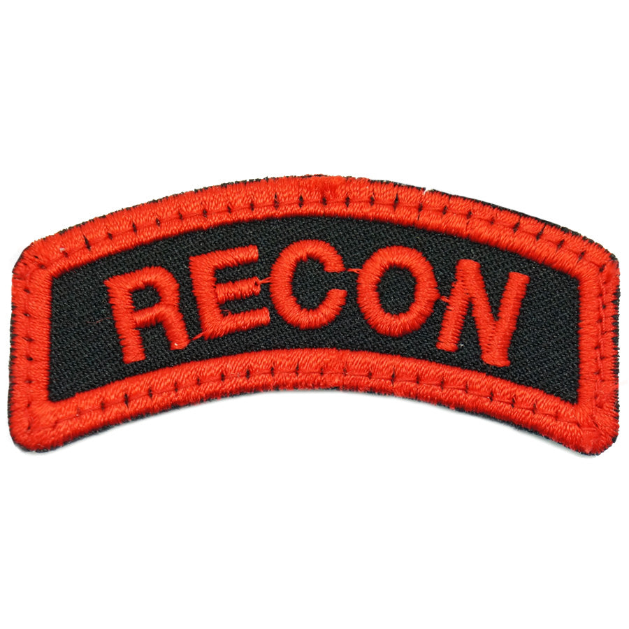 RECON TAB - BLACK RED