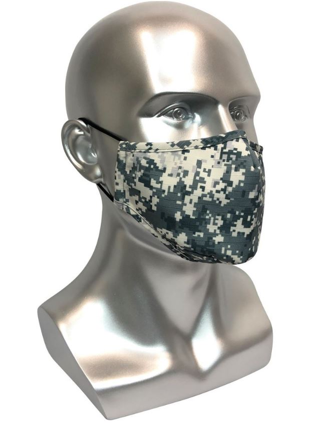 REUSABLE MASK WITH FILTER POCKET - NAVY DESIGN