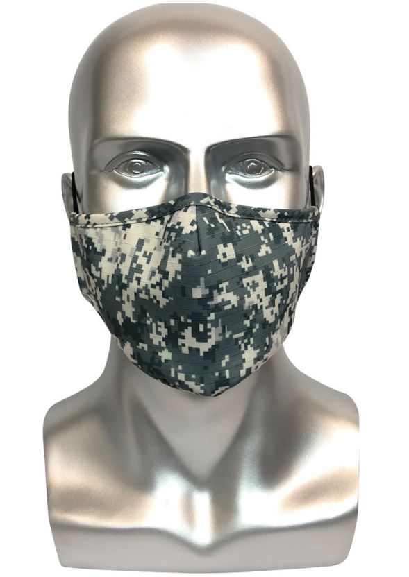 REUSABLE MASK WITH FILTER POCKET - NAVY DESIGN