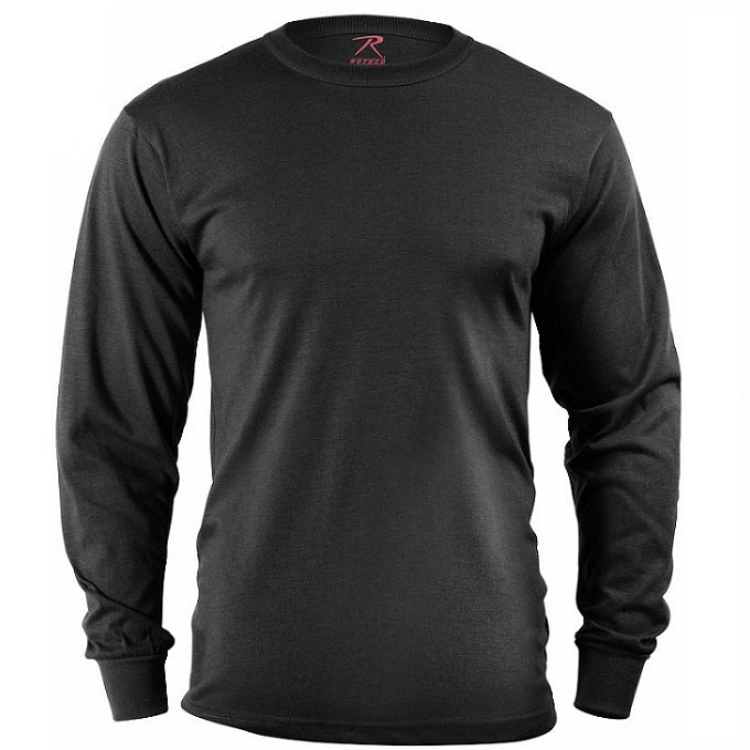 ROTHCO LONG SLEEVE T-SHIRT - BLACK