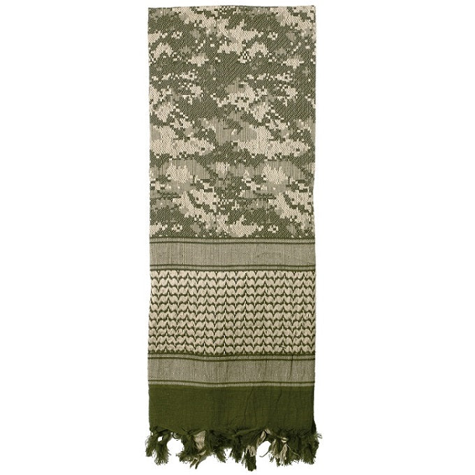 ROTHCO CAMO SHEMAGH TACTICAL DESERT SCARF - ACU DIGITAL
