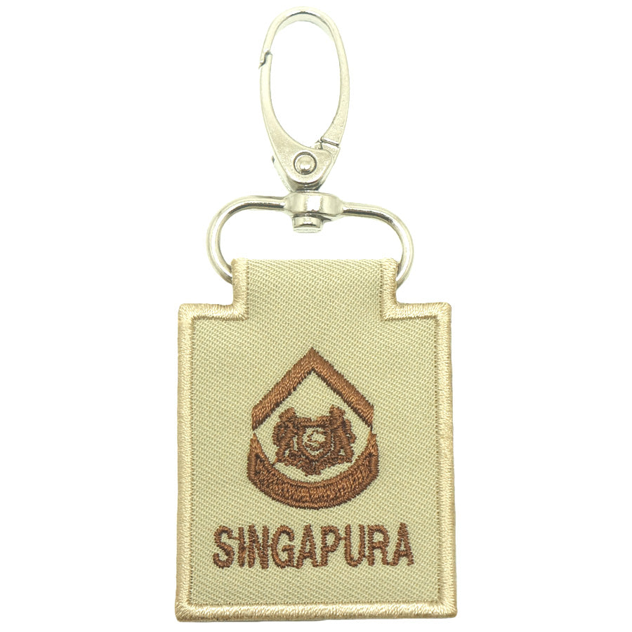 MINI SAF RANK KEYCHAIN - 2WO (KHAKI)
