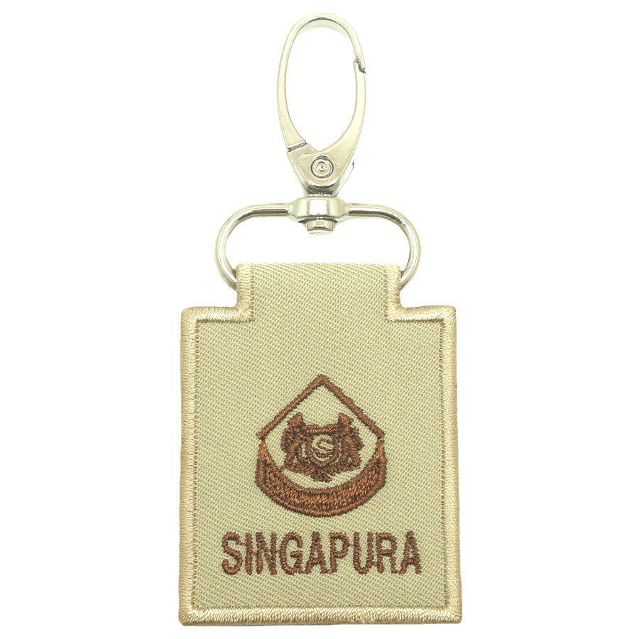 MINI SAF RANK KEYCHAIN - 3WO (KHAKI)