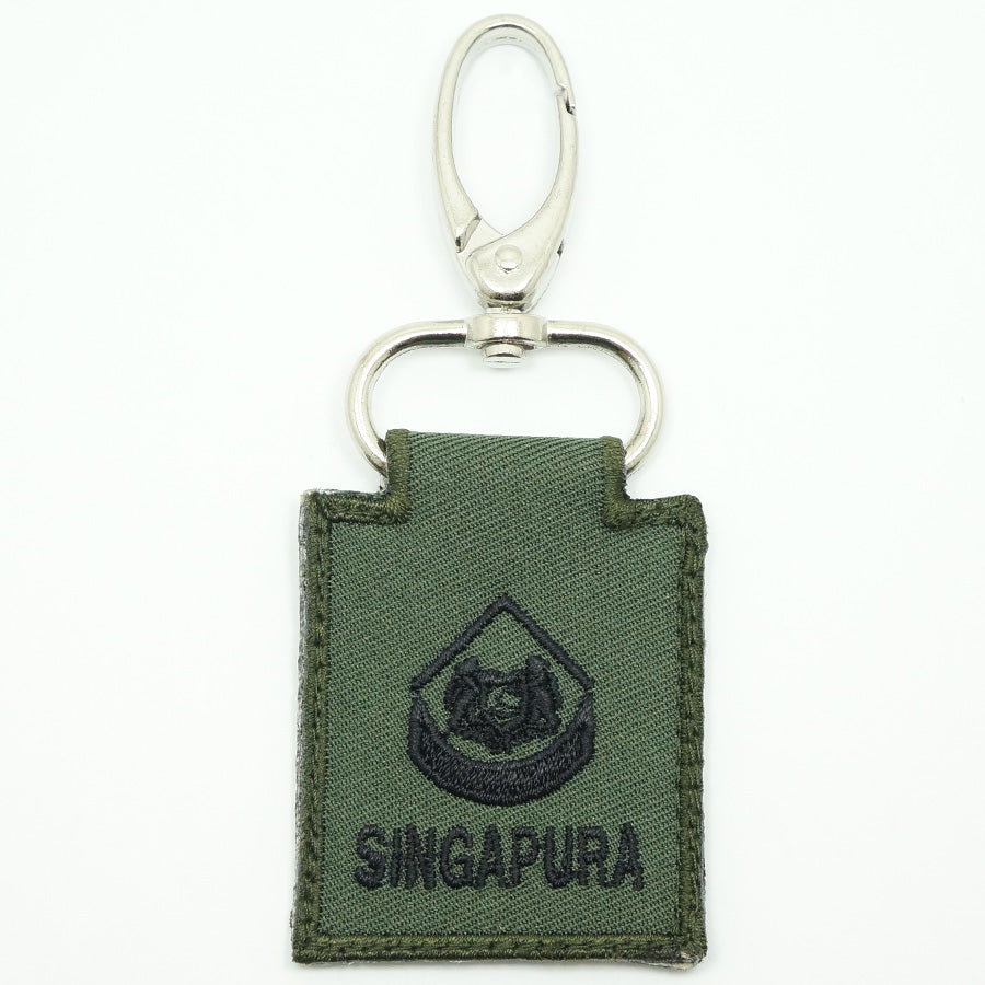 MINI SAF RANK KEYCHAIN - 3WO (OD GREEN)