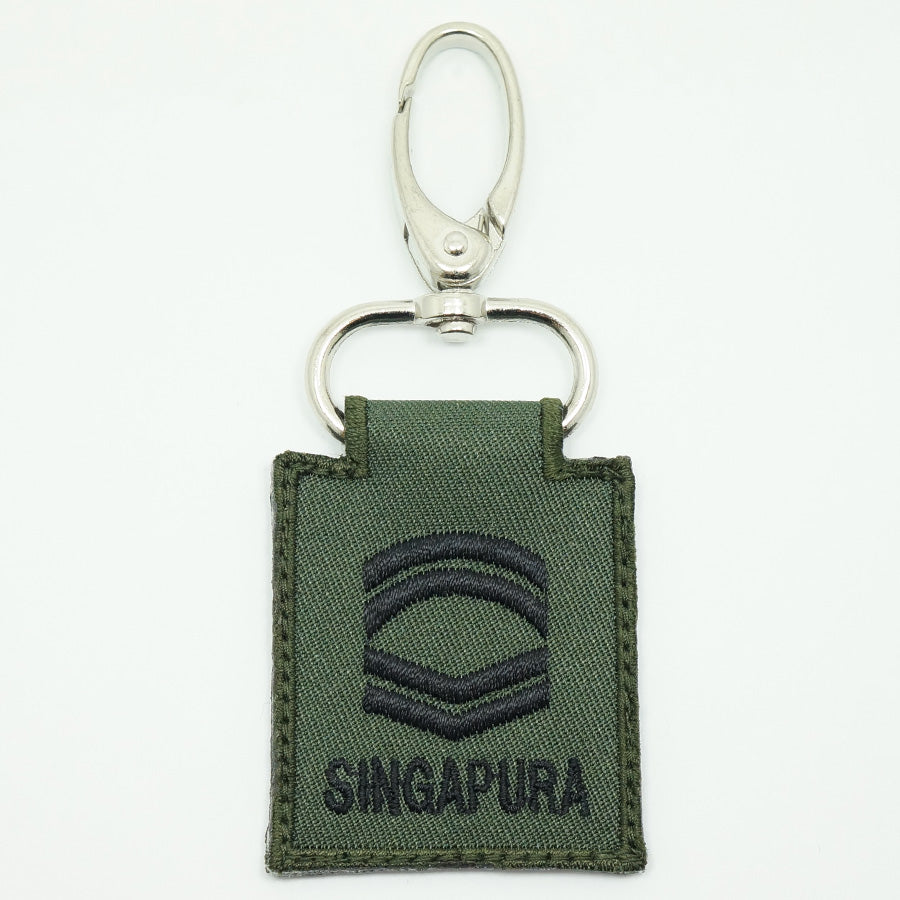 MINI SAF RANK KEYCHAIN - CFC (OD GREEN)