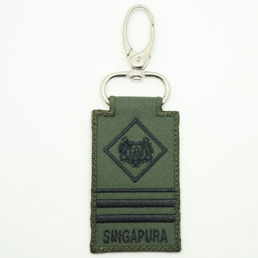 MINI SAF RANK KEYCHAIN - ME7 (OD GREEN)