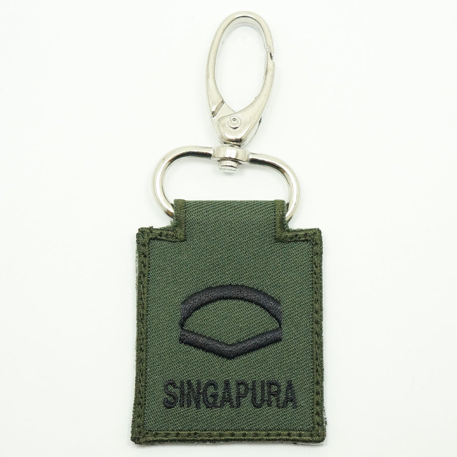 MINI SAF RANK KEYCHAIN - LCP (OD GREEN)