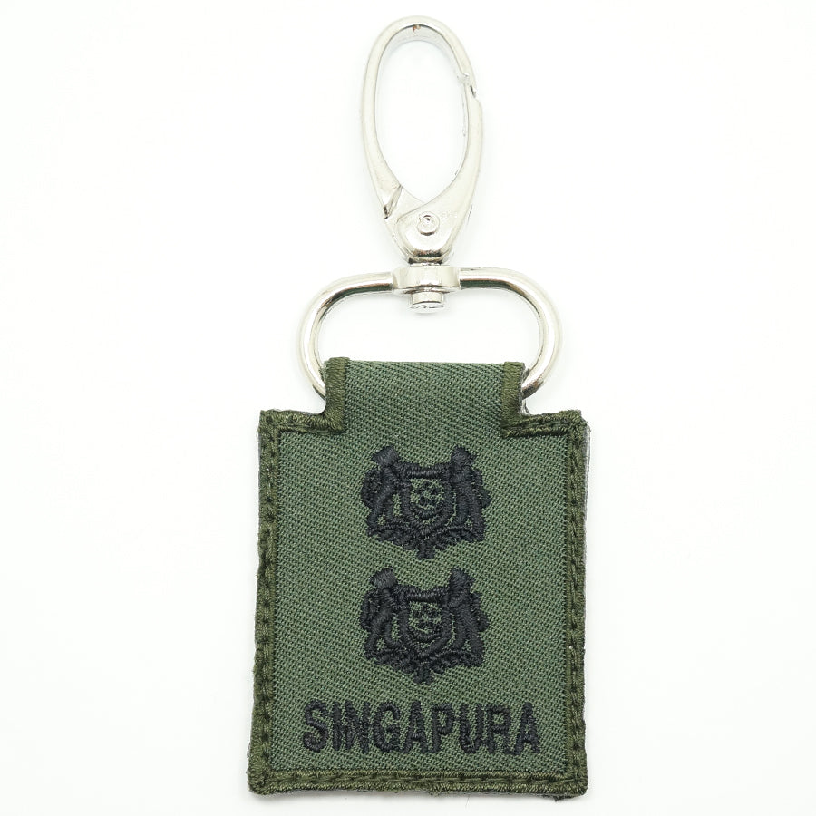 MINI SAF RANK KEYCHAIN - LTC (OD GREEN)