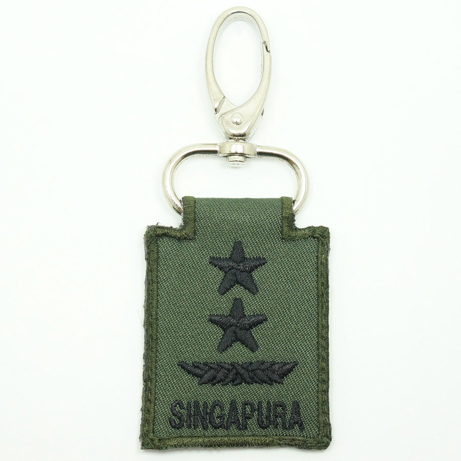 MINI SAF RANK KEYCHAIN - MG (OD GREEN)