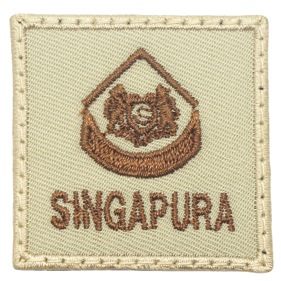 MINI SAF RANK PATCH - 3WO (KHAKI)