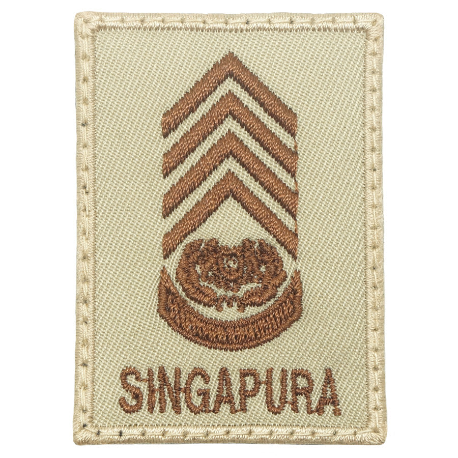 MINI SAF RANK PATCH - CWO (KHAKI)