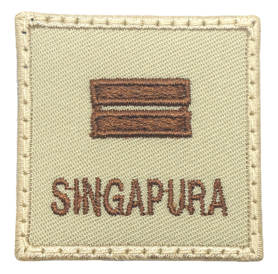 MINI SAF RANK PATCH - LTA (KHAKI)
