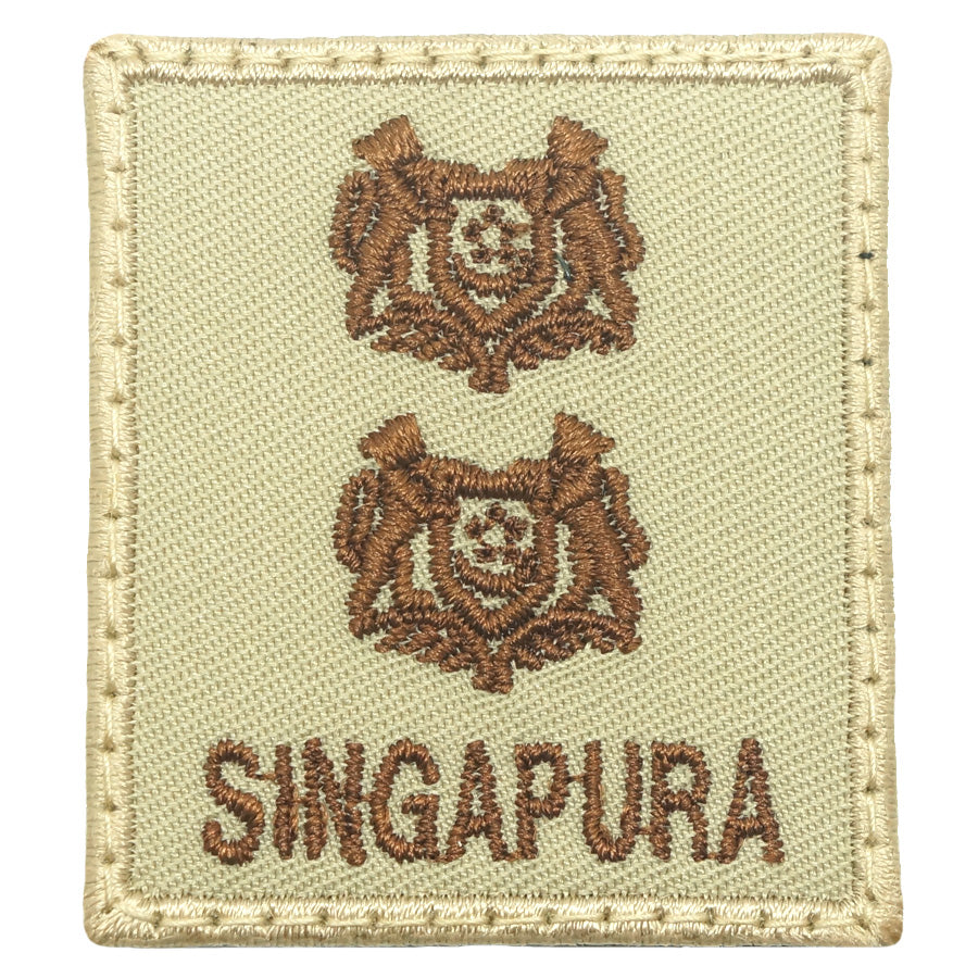 MINI SAF RANK PATCH - LTC (KHAKI)