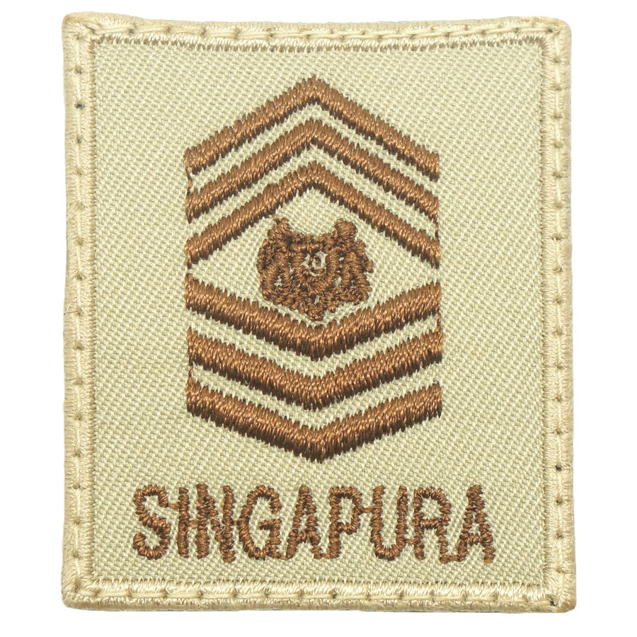 MINI SAF RANK PATCH - MSG (KHAKI)