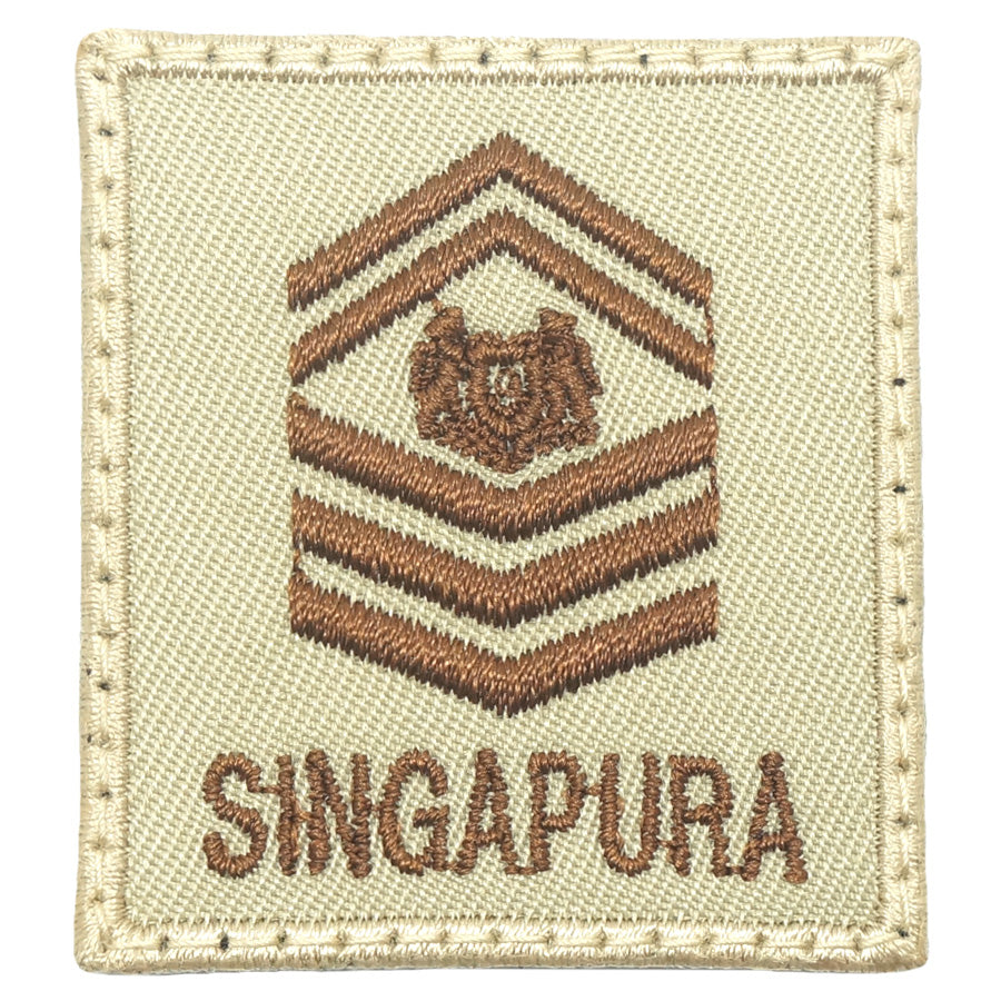 MINI SAF RANK PATCH - SSG (KHAKI)