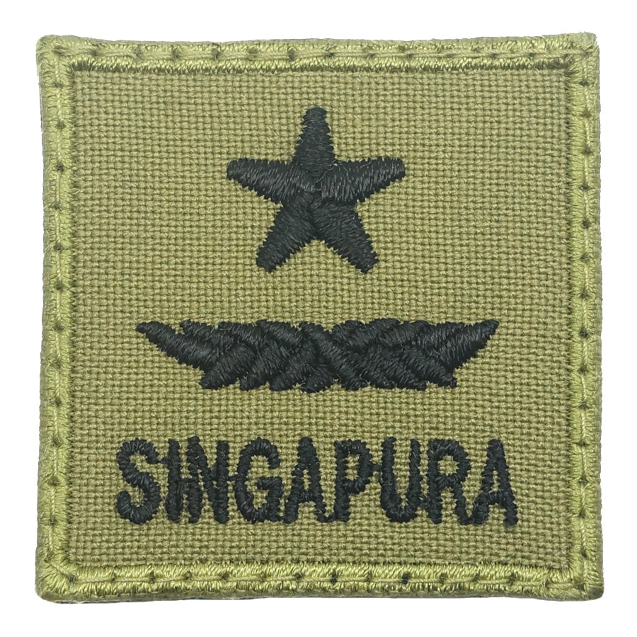 MINI SAF RANK PATCH - BG (OLIVE GREEN)