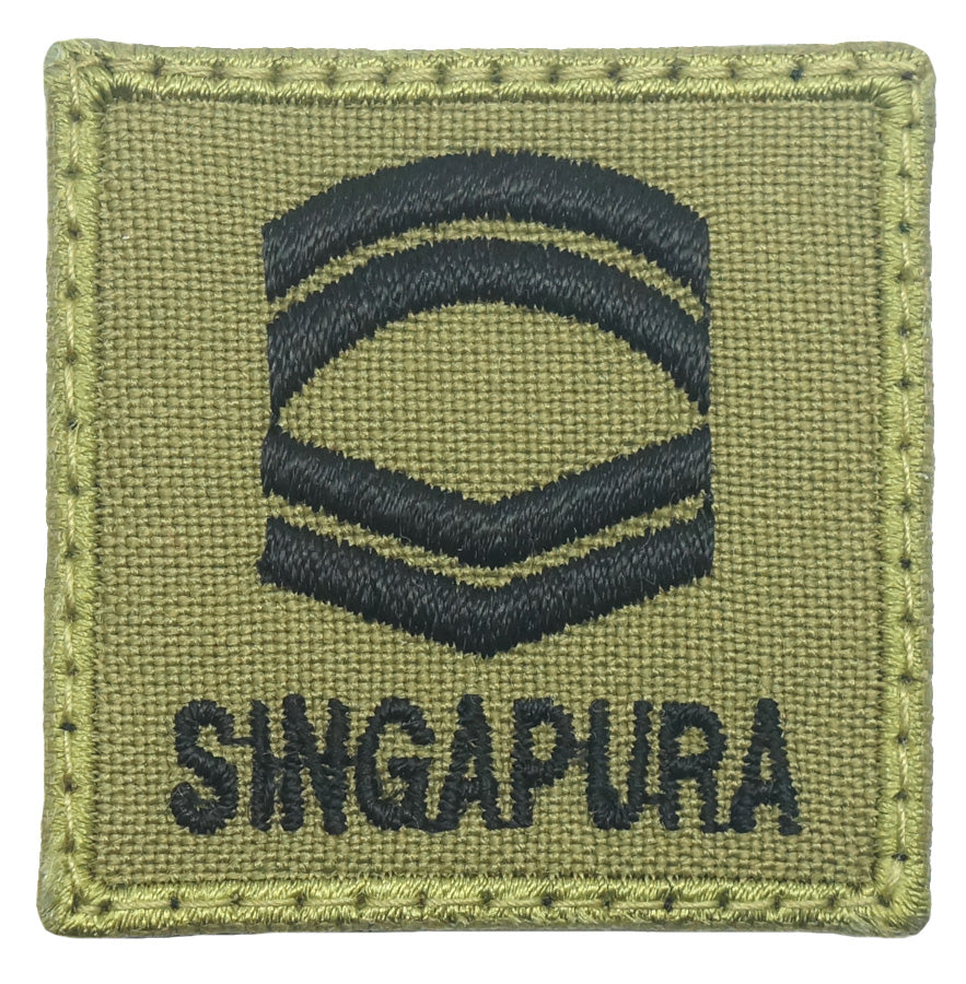 MINI SAF RANK PATCH - CFC (OLIVE GREEN)