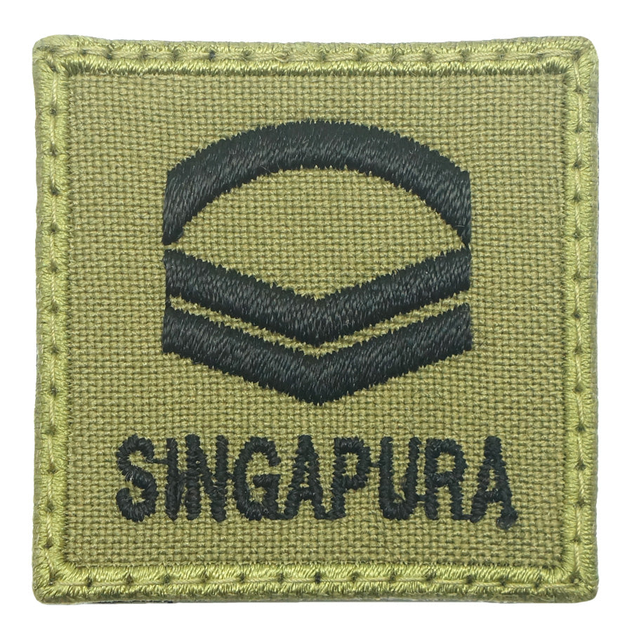 MINI SAF RANK PATCH - CPL (OLIVE GREEN)
